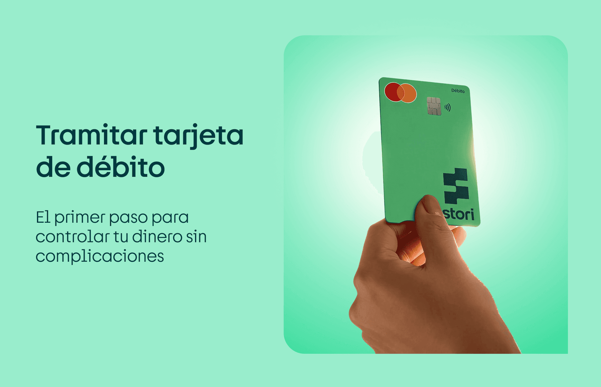 Tramitar tarjeta de débito