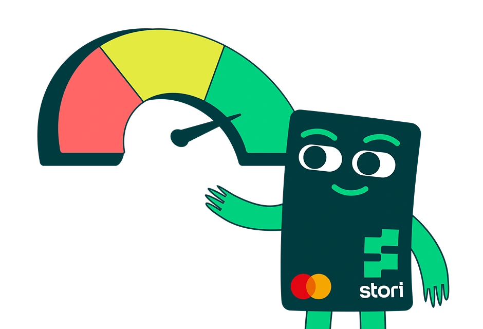 Puntuación crediticia con un tacómetro